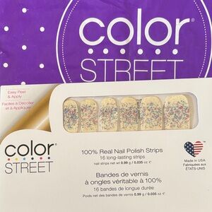 Color Street Confetti Glitter Nail Polish Strips - “Less Bitter, More Glitter “